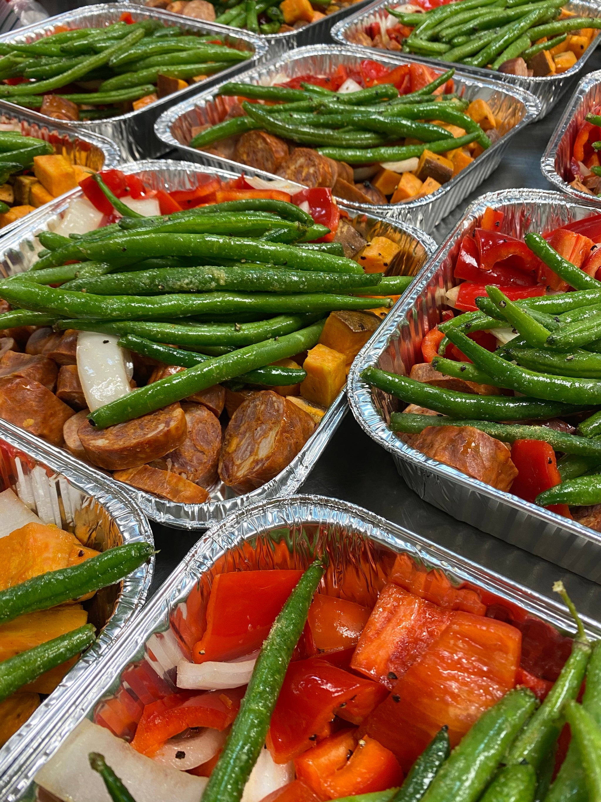 Sausage and Sweet Potato Sheet Pan Meal