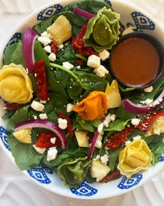 Tortellini Feta Salad
